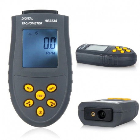 Non-contact LCD Digital Laser Tachometer RPM Speed Gauge
