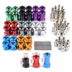 12mm Wheel Hub Hexagonal Coupler Drive Adapter 25mm Extension For 1/10 RC Crawler