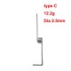 1PCS Landing Gear Front Wheel Steering Bracket Dia 2.5mm Steel Wire Carrier Holder