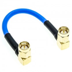 SMA Male Right Angle to SMA Male Right Angle RG405 RG-405 Semi Flexible Coaxial Cable