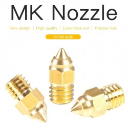 Original CR-6 SE 0.3-1.0MM 0.4MM Nozzle Hotend Nozzles For CRELITY CR-10 V2 CR-6 SE Ender-3 Ender-5 Series