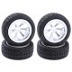 4pcs Aluminum Alloy Tires & Wheels For WLtoys 1/28 RC Car K969 K989 K999 P929K969 K989 K999 P929