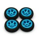 4Pcs wltoys k989 284131 rc remote control car 1/28 mosquito car metal accessories wheel rally tire