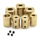 6/8/10mm Brass Rigid Motor Shaft Coupling Coupler Transmission