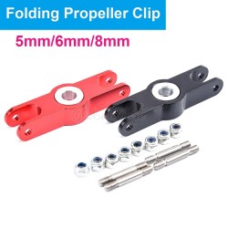 1PCS Folding Propeller Clip 5MM/6MM/8MM Props Adapter Thread Blade Shaft for RC Airplane