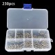 Suleve™ M2CH1 M2 Carbon Steel Allen Bolt 3-20mm Hex Socket Cap Screw Metric Assortment Kit 200pcs