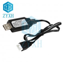 3S 11.1V 500mA 4P Female Plug USB Charger Cable Universal Lipo