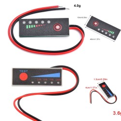 Battery Capacity Test Power Level Indicator LED