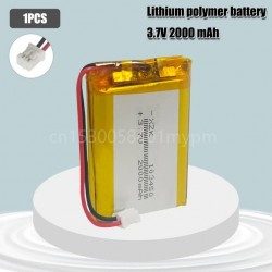 3.7V 2000mAh 103450 Lipo Polymer Lithium Rechargeable Battery