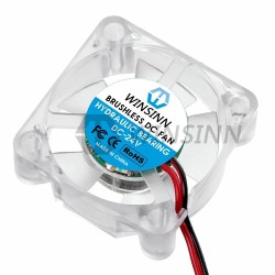 30mm RGB Fan Color Led DC 5V 12V 24V 3010 Hydraulic Bearing Brushless
