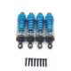 4Pcs Metal Shock Absorber Damper for Wltoys 124019 124018 144001 RC Car Spare Parts Upgrade Accessories