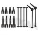 WLtoys 144001 124018 124019 Metal Front & Rear CVD Drive Shaft RC Car Upgrade Parts Accessories