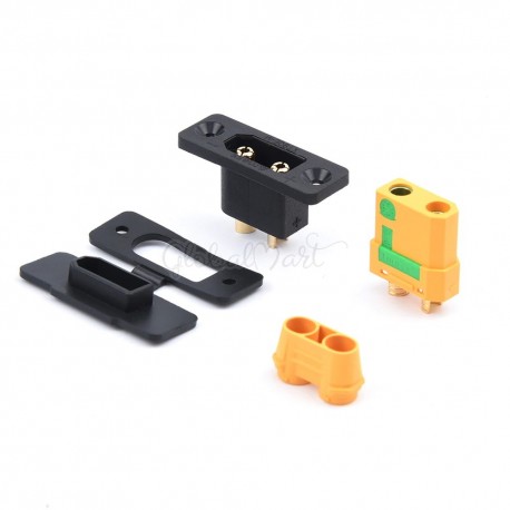 Amass XT90E-M Battery Connector XT90E Male Plug Gold-plated XT90S
