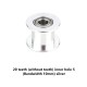 1PCS 16T/20T GT2 Aluminum Timing Pulley Without Tooth For DIY 3D Printer
