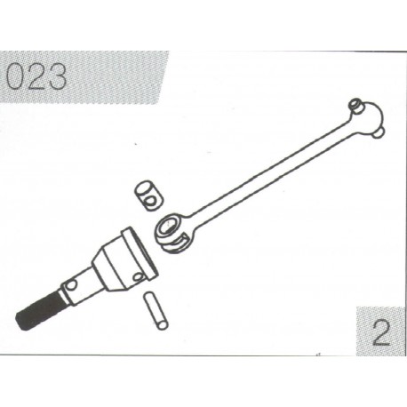 Eachine EAT15 Parts Metal Front CVD Shafts
