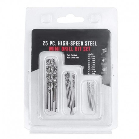 25pcs 0.5mm To 3.0mm Micro-Drill Bits