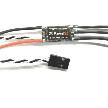 Favourite FVT LittleBee 20A OPTO PRO ESC BLHeli 2-4S F396 Supports OneShot125 for RC Drone FPV Racing