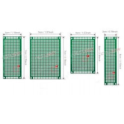 Double Sided PCB Board Tinned ( 2X8 3X7 4X6 5X7 cm )