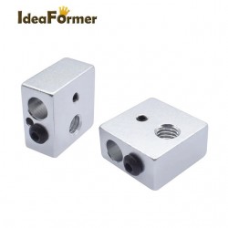1 pcs Heater Block MK7/MK8 Aluminum For 3D Printer Extruder Hotend