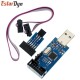 Aluminum Shell USBASP USBISP AVR Programmer USB ISP USB ASP ATMEGA8 ATMEGA128