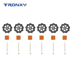 Tronxy M3 Hand Twist Leveling Nuts High Temperature Silicone Solid Spacer Hot Bed Leveling Column 3D Printer Parts