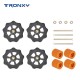 Tronxy M3 Hand Twist Leveling Nuts High Temperature Silicone Solid Spacer Hot Bed Leveling Column 3D Printer Parts