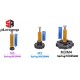 4PCS M3/M4 Screws Nuts Heat Bed Leveling Spring Knob Parts 3D Printers Print Platform Calibration Accessories