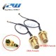 SMA / RP-SMA female to MHF4 IPEX IPX RF plug Pigtail cable for Mini 0.81mm PCI card intel WIFI Board 10cm