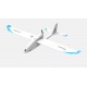 Eachine & ATOMRC Seal Wing G1500 1500mm/1100mm Wingspan EPO FPV Glider RC Airplane - FPV Version