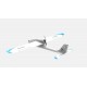 Eachine & ATOMRC Seal Wing G1500 1500mm/1100mm Wingspan EPO FPV Glider RC Airplane - FPV Version