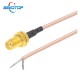 DIY 150mm SMA/RP-SMA Female to PCB Solder Pigtail Antenna Extension Adapter Cable RC Drone