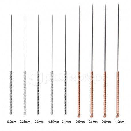 10pcs 3D Printer Accessories Tool Bendable Drill Bit 0.3x25mm/0.4x25mm for Cleaning Of 3D Printer Hotend 0.4mm Nozzle