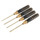 4Pcs 1.5/2.0/2.5/3.0mm Titanium Alloy Hex Screwdriver Tool Kit for RC FPV Drone