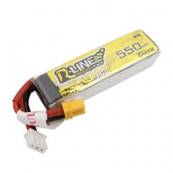 Tattu R-Line 550mAh 7.4V 2S1P 95C Lipo Battery with XT30