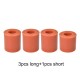 4PCS/set Hot Bed Leveling Column Silicone Solid Spacer Platform Leveler For CR-10/ CR10S CR-X Ende-3 3D Printer Parts