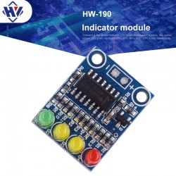 4-segment Power Indicator Module 4 Digit LED Red Yellow Green Light 12V Battery Power Detection Display Board for Arduino