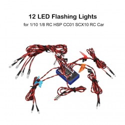 12 LED BZ-TY Explosion Flashing RC Car Lamp
