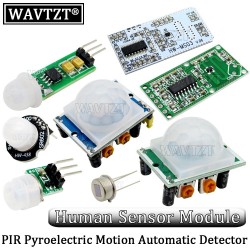 HC-SR501 HC-SR505 AM312 SR602 RCWL-0516 HW-MS03 Adjust IR Pyroelectric Infrared Mini PIR module Motion Sensor
