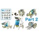 Εκπαιδευτικό robot kit AG211B, 14 σε 1, Ηλιακό