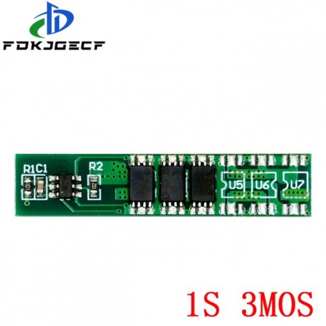 1S 12A 3.7V Li-ion 3MOS 4MOS 6MOS BMS PCM Battery Protection