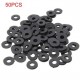 Suleve™ M3NW1 Black Flat Nylon Washer OD 8mm for M3 Screws 100pcs