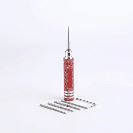 5 in 1 Replaceable Blade Precise Pushing Knife Carver Line Nicking Tool for RC Model Repair