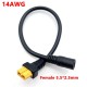 1pcs FPV Goggles Charger Battery Charging Cable Adapter XT60 Female to DC 5.5 2.1 2.5mm for Fatshark Skyzone