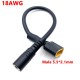 1pcs FPV Goggles Charger Battery Charging Cable Adapter XT60 Female to DC 5.5 2.1 2.5mm for Fatshark Skyzone