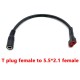 1pcs FPV Goggles Charger Battery Charging Cable Adapter XT60 Female to DC 5.5 2.1 2.5mm for Fatshark Skyzone