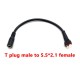 1pcs FPV Goggles Charger Battery Charging Cable Adapter XT60 Female to DC 5.5 2.1 2.5mm for Fatshark Skyzone