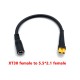 1pcs FPV Goggles Charger Battery Charging Cable Adapter XT60 Female to DC 5.5 2.1 2.5mm for Fatshark Skyzone