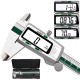 150mm Stainless Steel LCD Screen Display Digital Caliper 6 Inch Fraction / MM / Inch