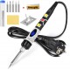 Adjustable Temperature Digital Electric Soldering Iron 220V / 80W Welding Solder Rework Station Heat Pencil Tips Repair Tool