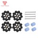 High Temperature Silicone Solid Spacer Hot Bed Leveling Column For CR-10 CR10S Ender-3 Prusa I3 3D Printer Parts